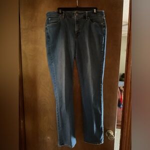 Lauren Ralph Lauren stone wash straight leg jeans. Size 12 regular.